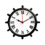 Black Roman Numeral Wall Clock