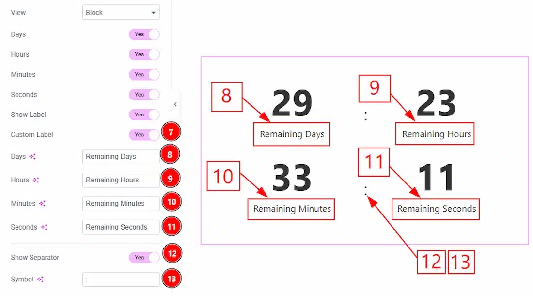 How To Use The Countdown Widget By Wow Elements