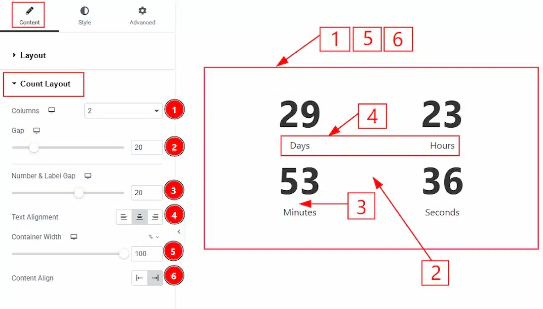 How To Use The Countdown Widget By Wow Elements