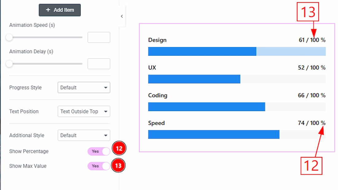 How To Use Advanced Progress Bar Widget By Wow Elements