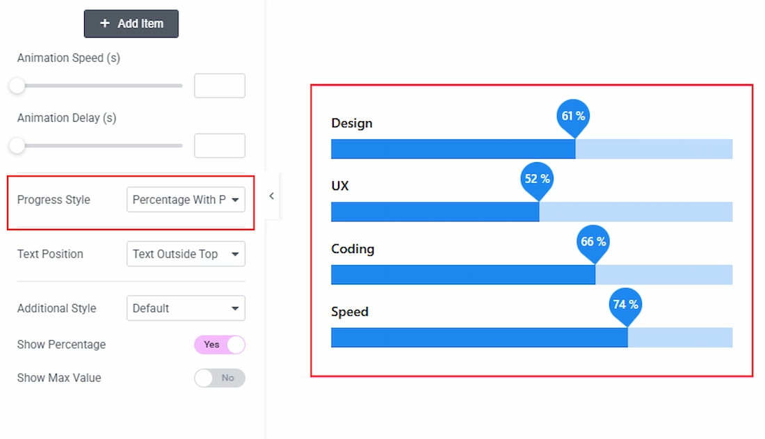 How To Use Advanced Progress Bar Widget By Wow Elements