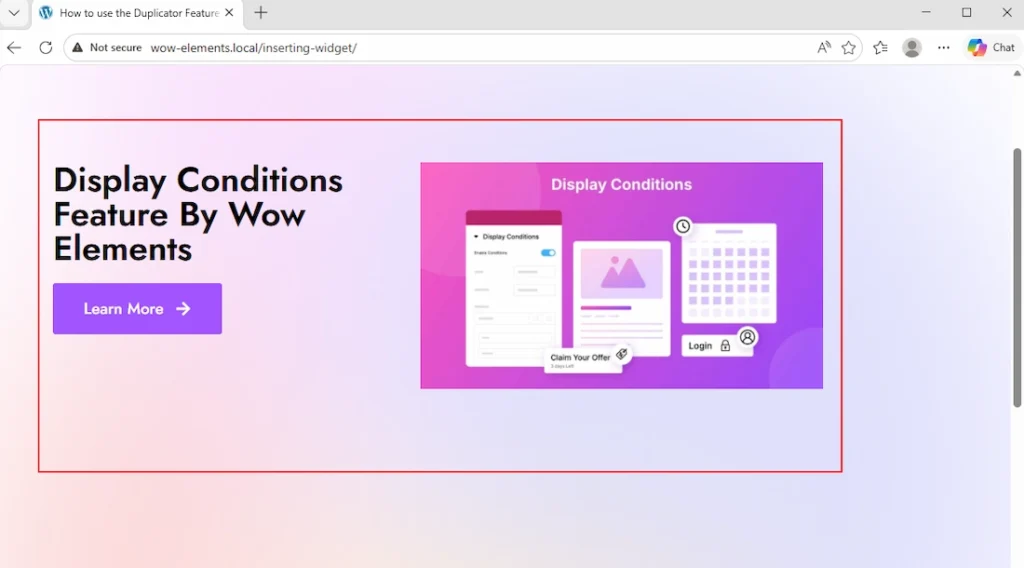 System Condition Example 02