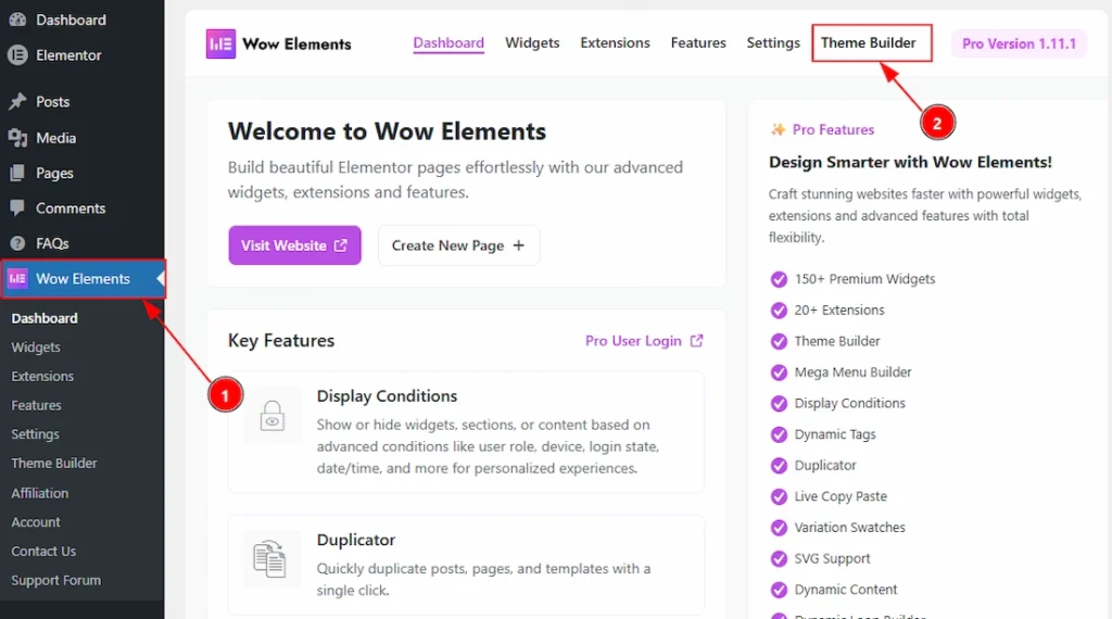 How The Theme Builder Feature Works
