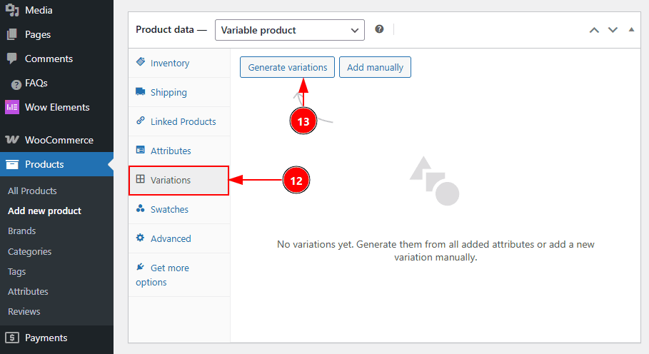 Add Variation Swatches To Product 06