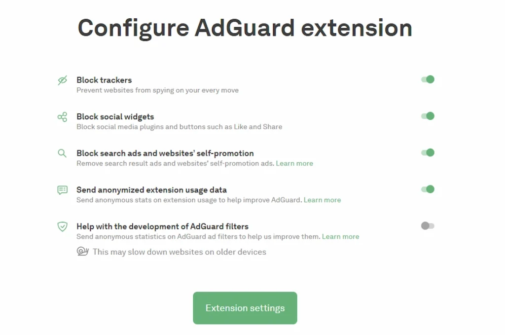 Setting Up The AdBlock Detector Extension of Browser 04