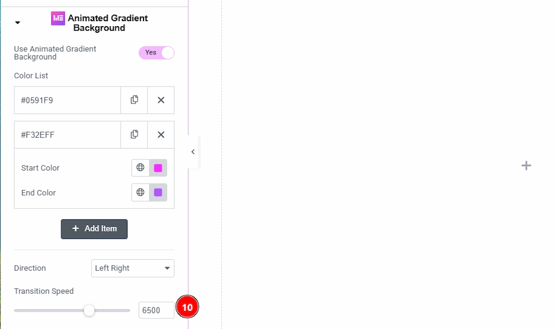 How To Use The Animated Gradient Background Extension