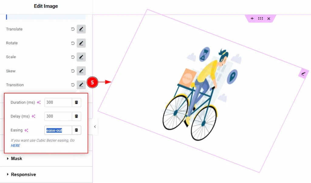 Configuring the Transform Effects - hover 05