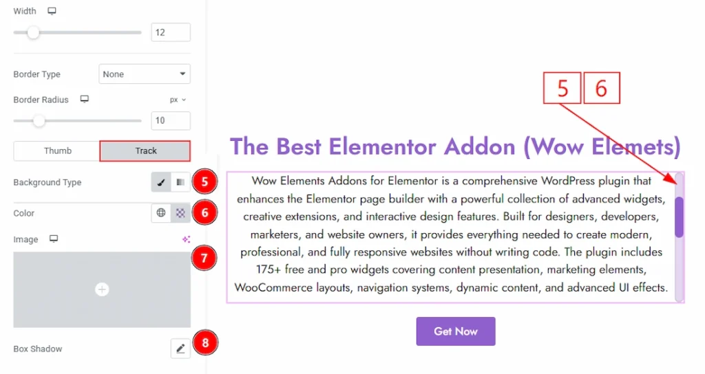 Configuring the Scroll Box Extension 03