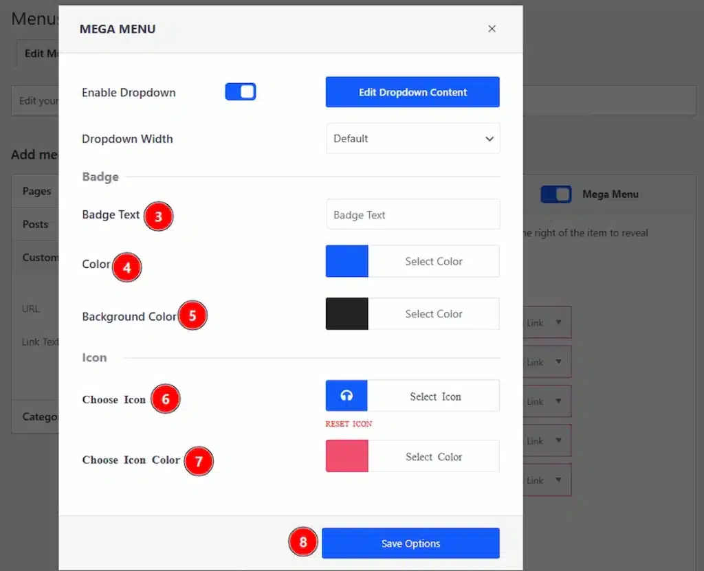 How to Create The Mega Menu 04