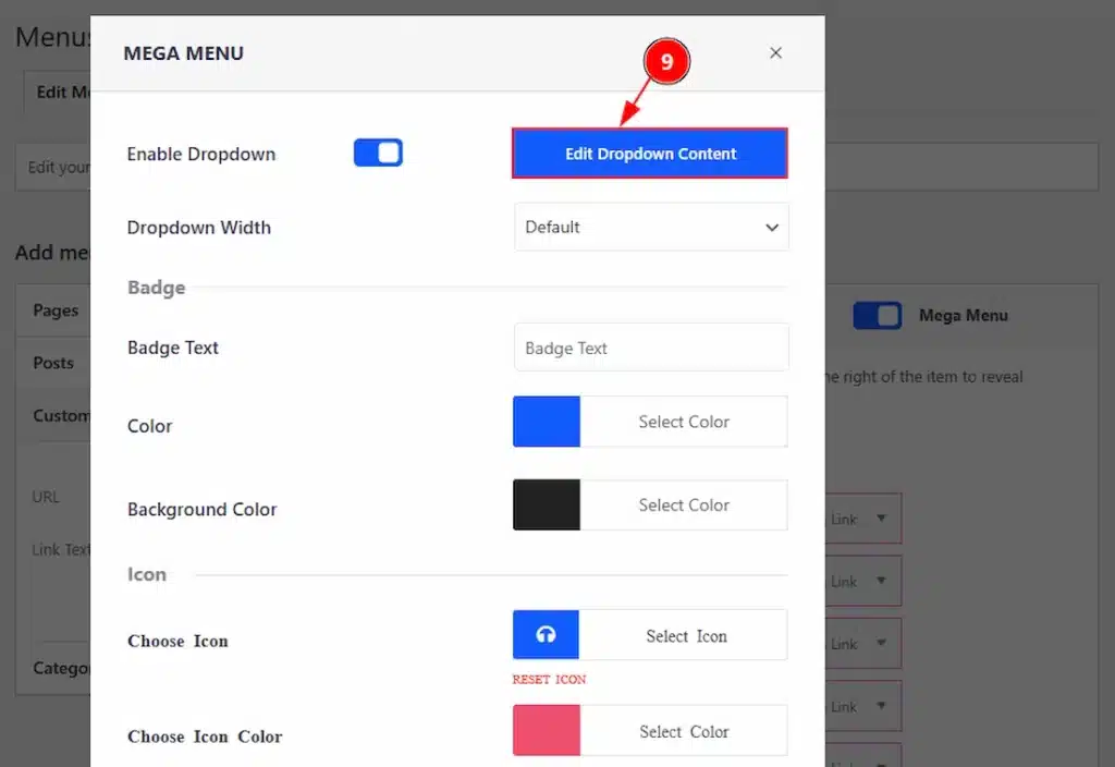 How to Create The Mega Menu 05