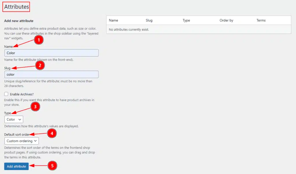 Adjust the Attribute 01