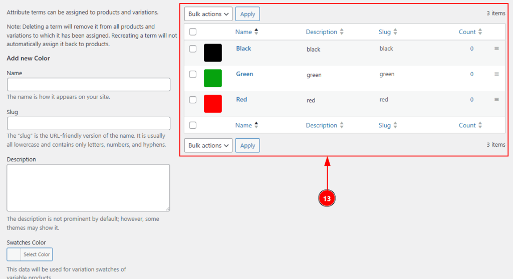 Adjust the Attribute 05