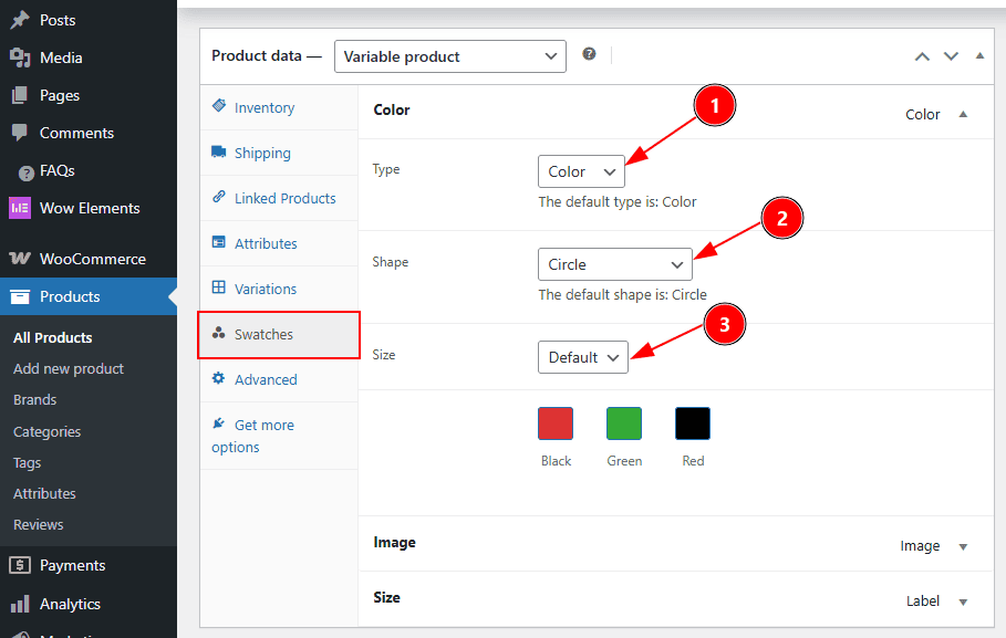 Add Variation Swatches To Product 10