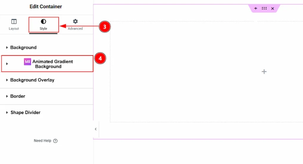 Where To Find The Animated Gradient Background Extension 02