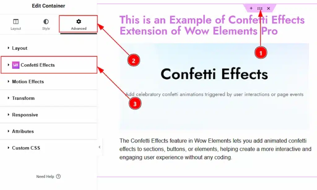 Where to Find the Confetti Effects Extension
