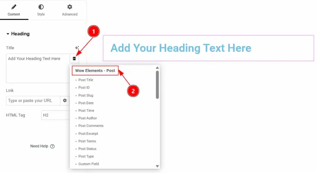 Identifying The Features of Dynamic Tags - Dynamic Tags of Wow Elements - Post 