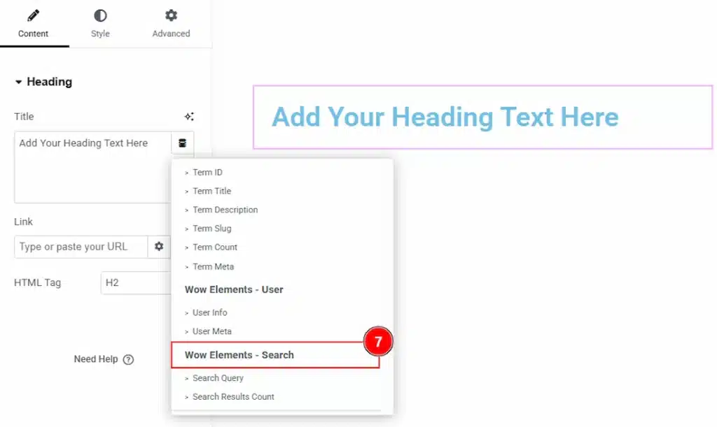 Identifying The Features of Dynamic Tags - Dynamic Tags of Wow Elements - Search