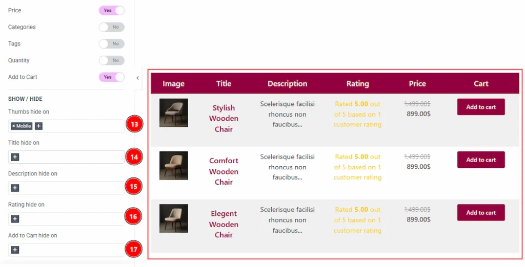 Additional Options Section 03