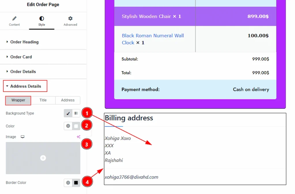 Address Details Section - wrapper