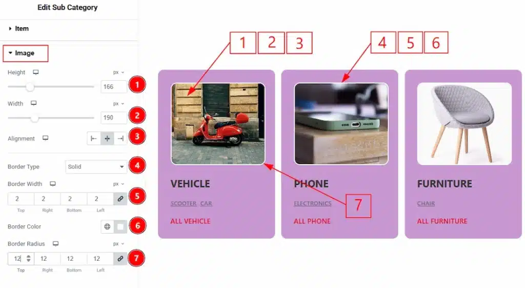 Style Tab Overview - Image Section