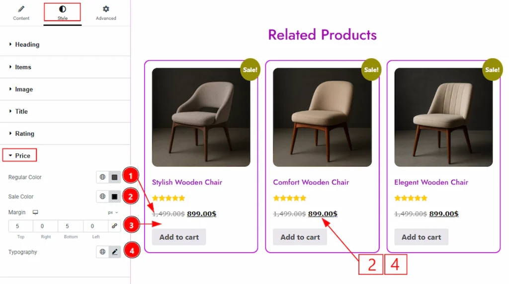 Price Section