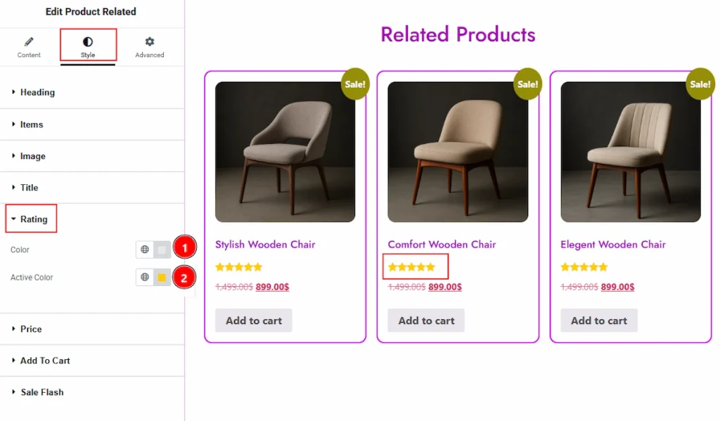 Rating Section
