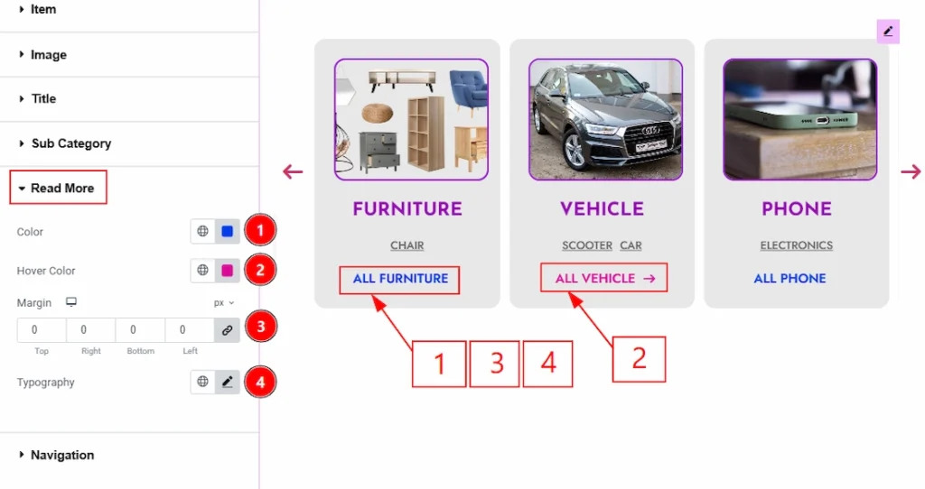 Style Tab Overview - Read More Section