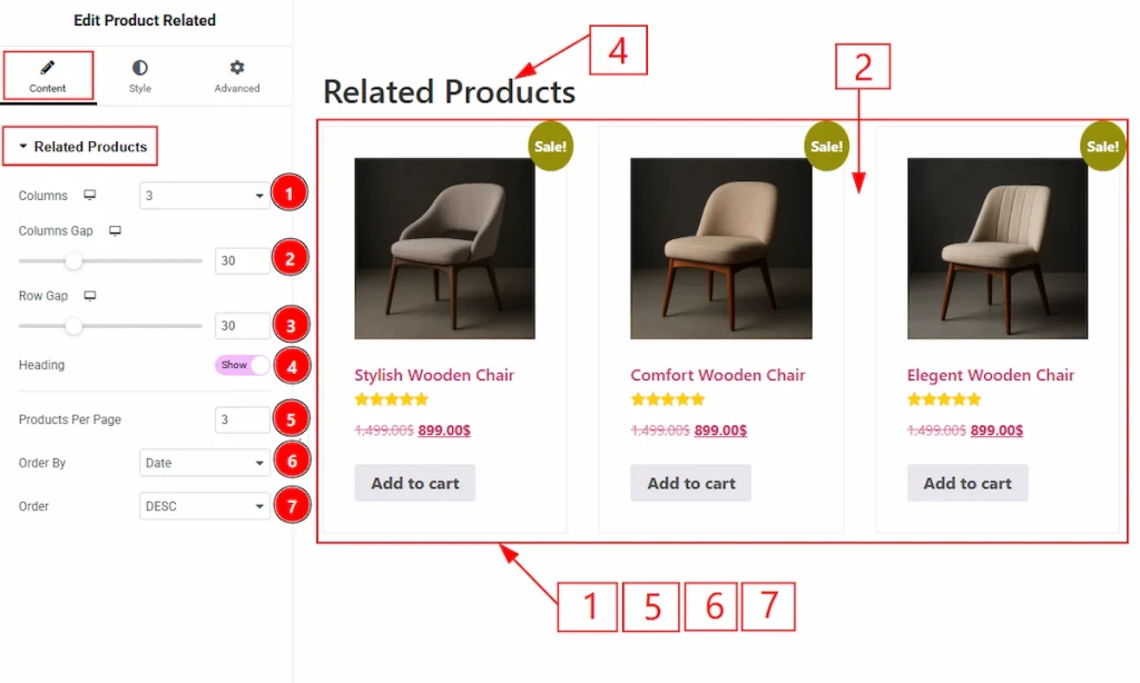 Related Products Section