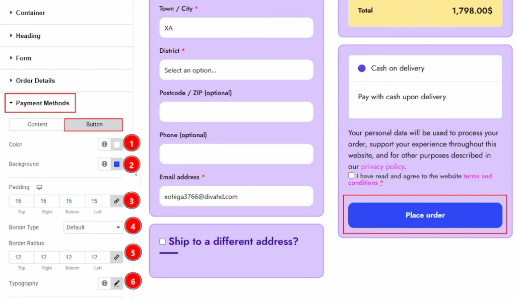 Payment Methods Section - Button 01
