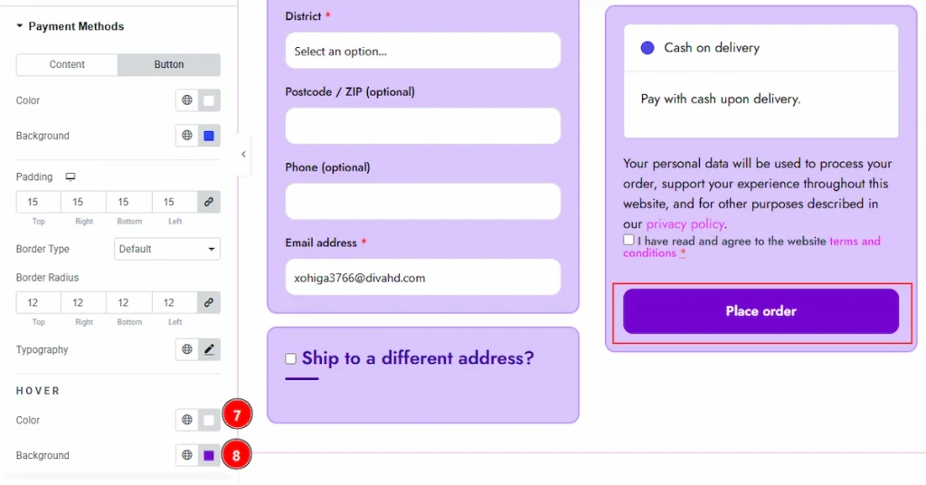 Payment Methods Section - Button 02