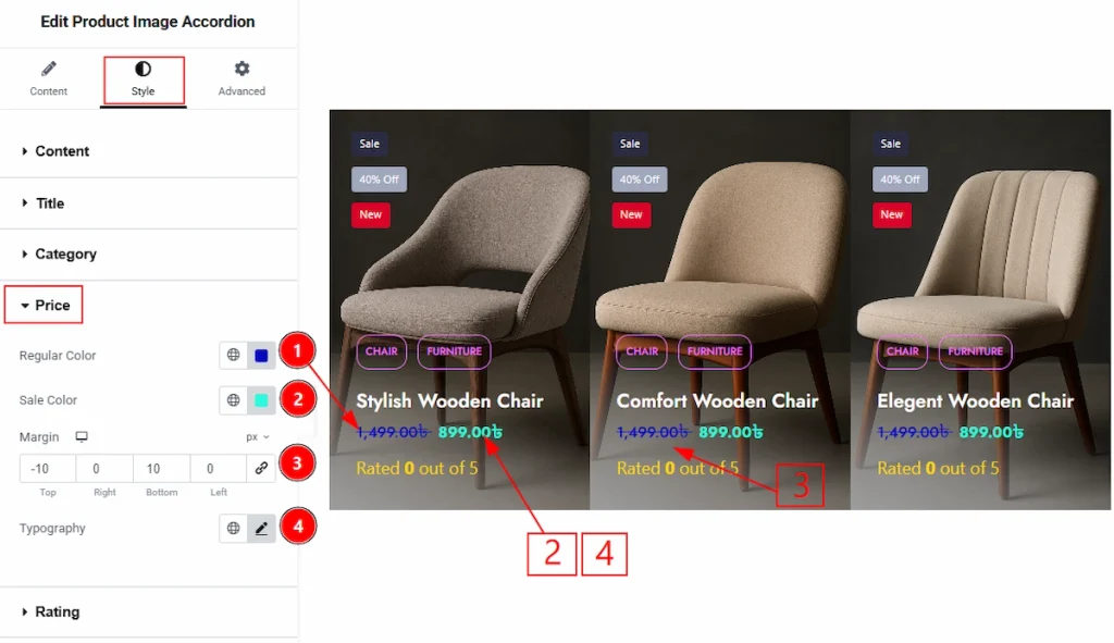 Price Section