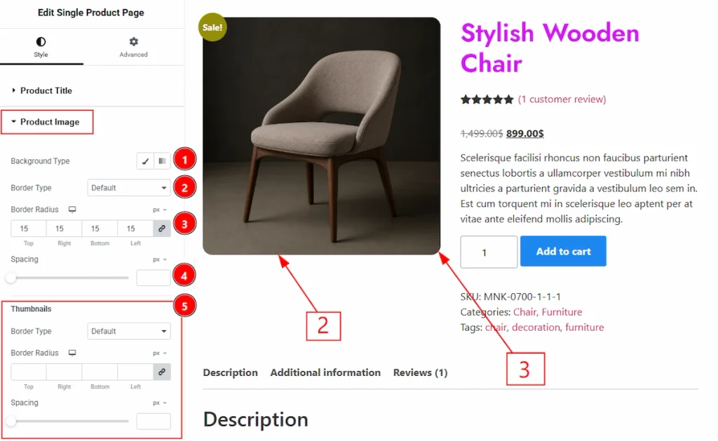 Product Image Section